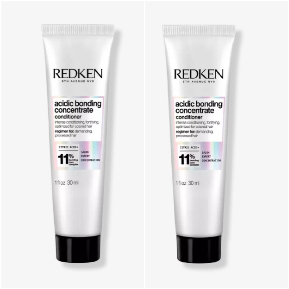 NEW 2× Redken Acidic Bonding Concentrate Conditioner Travel 